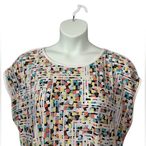 NWOT, Claire France, Plus Size Multi-Color Tunic, 1X - Picture 4 of 10